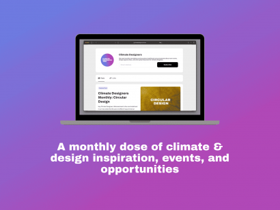 Climate Designers newsletter